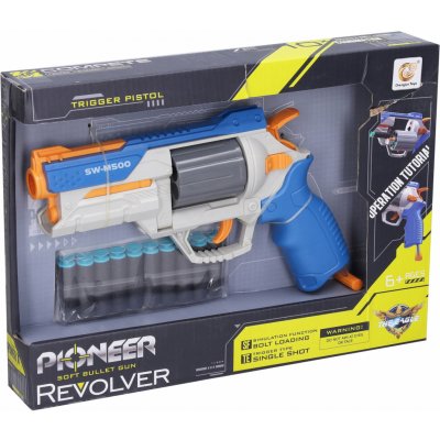 WIKY Pistole Pioneer Revolver s pěnovými náboji 25 cm – Hledejceny.cz