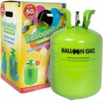 HELIUM DO BALÓNKŮ BALLOONGAZ jednorázová nádoba 420 l + 50 latexových balónků – Zboží Dáma