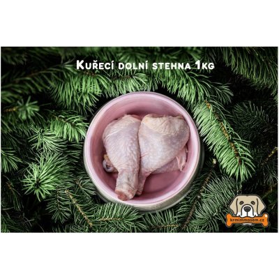 Krmimmasem Kuřecí dolní stehna 1 kg – Sleviste.cz
