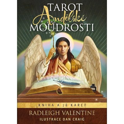 Tarot andělské moudrosti - Kniha a 78 karet lesklé - Radleigh Valentine