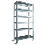 Biedrax Regál 50 x 100 x 190 cm 6 polic – Zboží Dáma