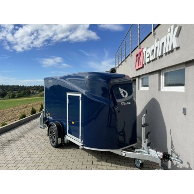 Debon Cargo modrý – celolaminátový aerodynamický přívěs – Zboží Mobilmania
