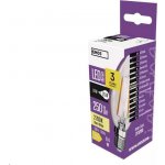 Emos LED žárovka Filament svíčka E14 1,8 W 25 W 250 lm teplá bílá – Hledejceny.cz