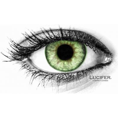 Lucifer Barevné čočky - nedioptrické - Jolie Green 2 čočky – Hledejceny.cz