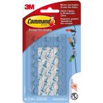 3M Command™ čiré samolepící plastové háčky, mini provedení, 20 ks – Zboží Dáma