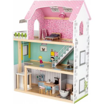 PLAYTIVE Dřevěný domeček pro panenky XXL 346914