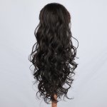 Vlnitý PONYTAIL se stahovací gumou - černá – Zboží Mobilmania