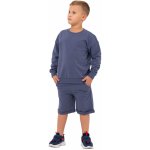 Winkiki Kids Wear chlapecká sportovní tepláková souprava (mikina + kraťasy) grafitová – Zboží Dáma