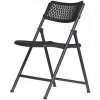 Zahradní židle a křeslo ZOWN Plastová zahradní židle ARAN CHAIR - NEW - černá IC009X002A-BB