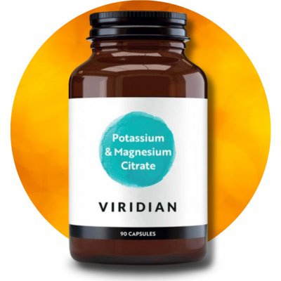 Viridian Draslík Magnesium Potassium Magnesium Citrate 90 kapslí – Hledejceny.cz