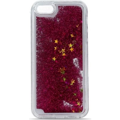 Pouzdro Liquid Glitter Motorola Moto G7 Play červené – Zboží Mobilmania