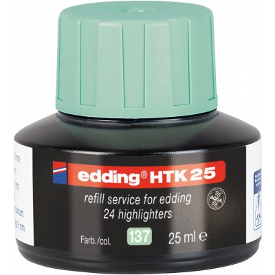 Edding HTK 25 | náhradní inkoust pro zvýrazňovače pastelově zelený