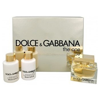 Dolce & Gabbana The One EDP 75 ml + 100 ml tělové mléko + sprchový gel 100 ml dárková sada