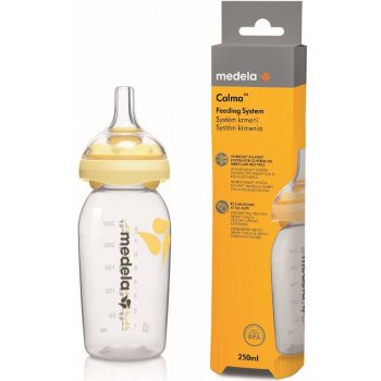 Medela set Calma lahvička pro kojené děti + calma system 250 ml