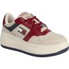 Dámské tenisky Tommy Jeans sneakersy Tjw Retro Basket Flatform EN0EN02429 Bleached Stone Rouge