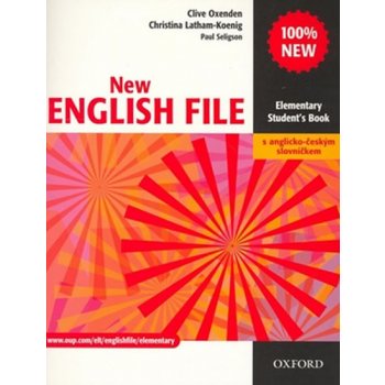 New English File Elementary Student´s Book s anglicko-českým slovníčkem - Clive Oxenden, Christina Latham-Koenig, Paul Seligson