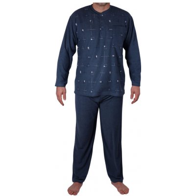 Michal froté pyžamo pánské V1512 tmavě modrá – Zboží Dáma