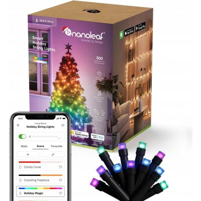 Vánoční osvětlení na stromeček Nanoleaf venkovní 24 m 301 - 500 světýlek – Hledejceny.cz