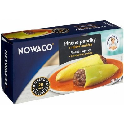 Plněné papriky v rajské omáčce Nowaco 600 g – Zboží Dáma