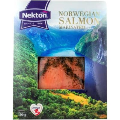 Nekton Losos marinovaný plátky 100 g – Zbozi.Blesk.cz