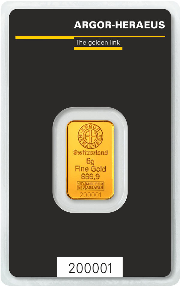 Argor-Heraeus zlatý slitek 5 g od 8 413 Kč - Heureka.cz