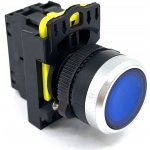 Tracon electric Tlačítkový spínač podsvícený modrý nyk3-lb