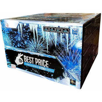 Kompaktní ohňostroj Best Price Frozen 100 ran 30 mm