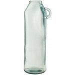 Skleněná váza z recyklovaného skla s ouškem Weny - 14*14*45cm - J-Line by Jolipa – Hledejceny.cz