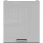 Junona Line Tafla skříňka G1D/50/57 LP, bílá/světle šedý lesk – Zboží Dáma