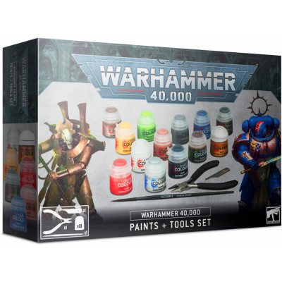 GW Warhammer 40 000 40K PAINTS+TOOLS GER/FRE/ITA/DUT/CZ/SLV – Zboží Dáma