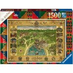 RAVENSBURGER Mapa Bradavic 1500 dílků – Zboží Mobilmania