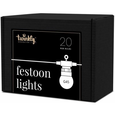 Twinkly Festoon 20 LED RGB 10 m Starter Kit – Zbozi.Blesk.cz