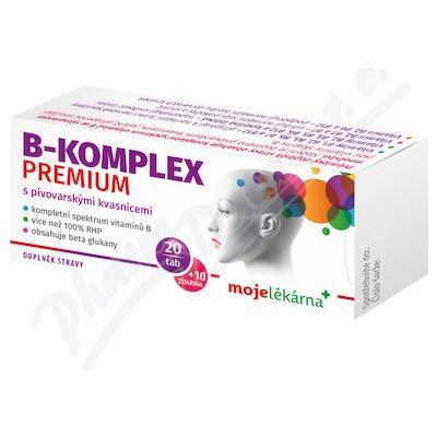 Moje lékárna B-komplex PREMIUM 30 tablet – Zboží Mobilmania