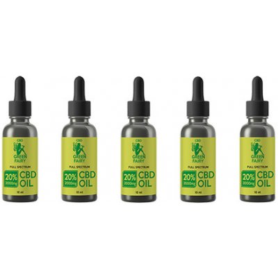 Green Fairy CBD olej full spectrum 20% 2000 mg 10 ml