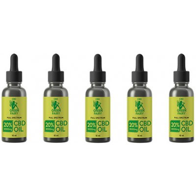 Green Fairy CBD olej full spectrum 20% 2000 mg 10 ml – Zboží Mobilmania