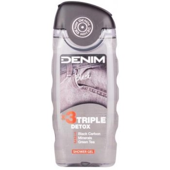 Denim Black Triple Detox sprchový gel 250 ml