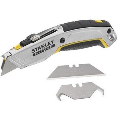 Stanley Dvouplátkový zasouvací nůž FatMax 180mm, ergonomická rukojeť s neklouzavým povrchem, integrovaný zásobník na 5 náhradních plátků - ST-0-10-789 – Hledejceny.cz