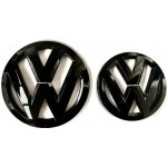 VW Passat B8,5 2020 přední a zadní znak, logo (14,2cm a 11,3cm) - černá lesklá | Zboží Auto