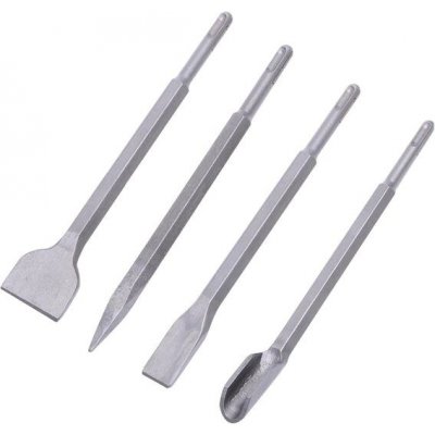 Sada 4 sekáčů SoeUyd SDS-plus, sekáč na dlaždice SDS plus, sekáč SDS Vysoce kvalitní, demoliční a – Sleviste.cz