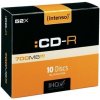 8 cm DVD médium Intenso CD-R 700MB 52x, slimbox, 1ks (1001632)