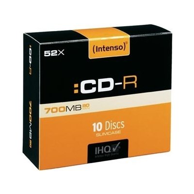 Intenso CD-R 700MB 52x, slimbox, 1ks (1001632)