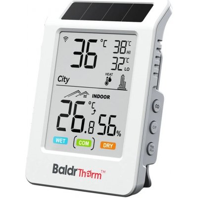 BALDRTHERM HCS596WB – solárně napájený Wi-Fi termohygrometr – Sleviste.cz