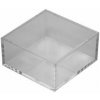 Úložný box Compactor organizér Crystal 9,5 x 9,5 x 5 cm