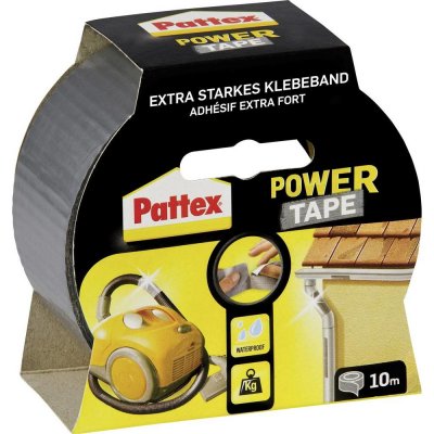 Pattex Power Tape PT1DS páska se skelným vláknem 10 m x 50 mm stříbrná