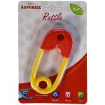 Mikro trading Chrastítko spínací špendlík 12 cm žlutý – Zboží Mobilmania