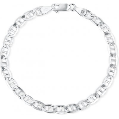 JVD Pánský mohutný stříbrný náramek na ruku SVLCRPMSLJ16L21 – Zboží Mobilmania