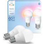 Philips Hue 8720169392243 LED sada žárovek Essential | 2x8W E27 LED | 806 lm | 2200-6500+RGBK – Hledejceny.cz