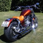 Ráfek zadní Motorrad Burchard pro Kawasaki VN 1500 SE,VN 1500 Vulcan - 6,00x15" - černá matná