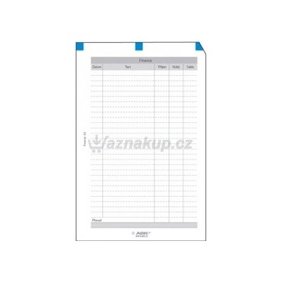 ADK náplň do diáře A5 finance formulář – Zboží Dáma