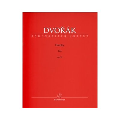 Antonín Dvořák: Dumky. Trio op. 90 - Antonín Dvořák - Editio Bärenreiter – Hledejceny.cz